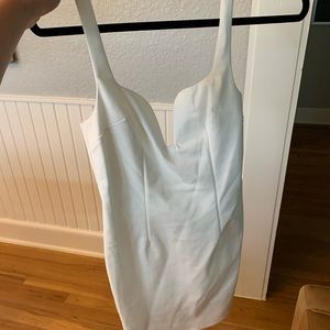 White tight dress